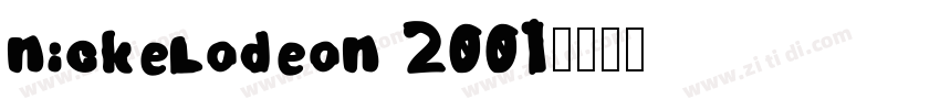 nickelodeon 2001字体转换